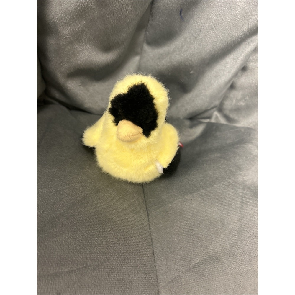 Faye 7.5" Goldfinch Douglas Plush Yellow & Black Bird Stuffed Animal Cuddle Toy